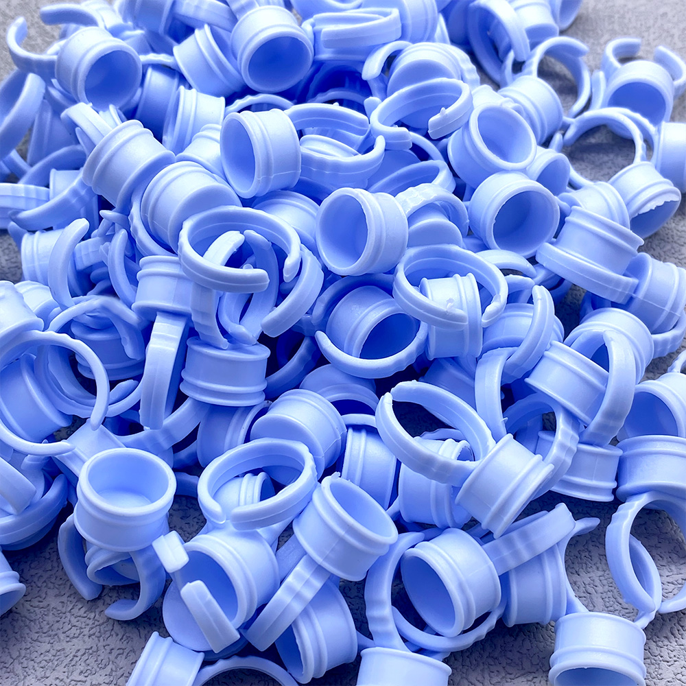100Pcs Disposable Glue Ring Cu - đánh giá và giá Eyelash Extension Class