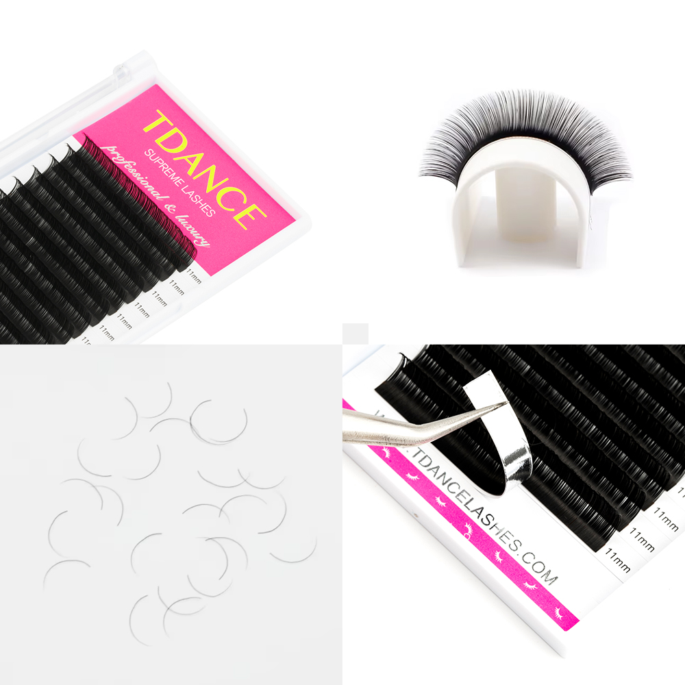 TDANCE Eyelash Extension 16Row - đánh giá và giá Eyelash Extension Korean