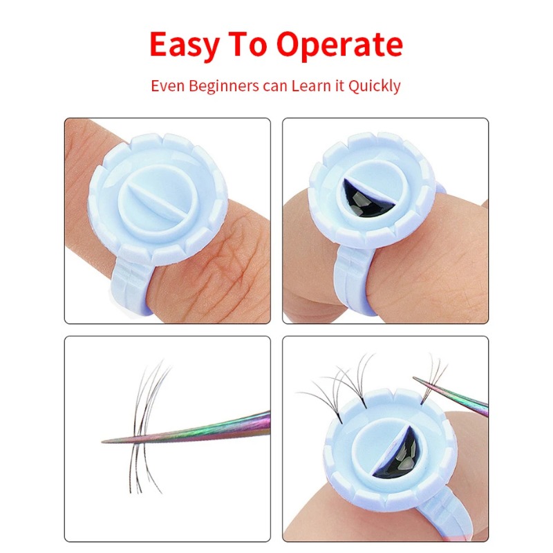 100 Pcs Disposable Eyelash Glu - đánh giá và giá Eyelash Extension Class