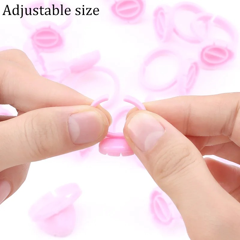 100 Pcs Disposable Eyelash Glu - đánh giá và giá Eyelash Extension Class