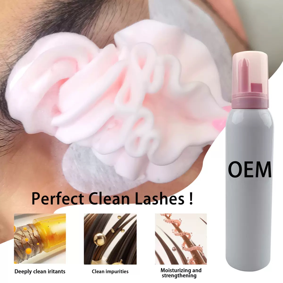 Customized  Whipped Lash Shamp - đánh giá và giá Eyelash Extension Gel Remover