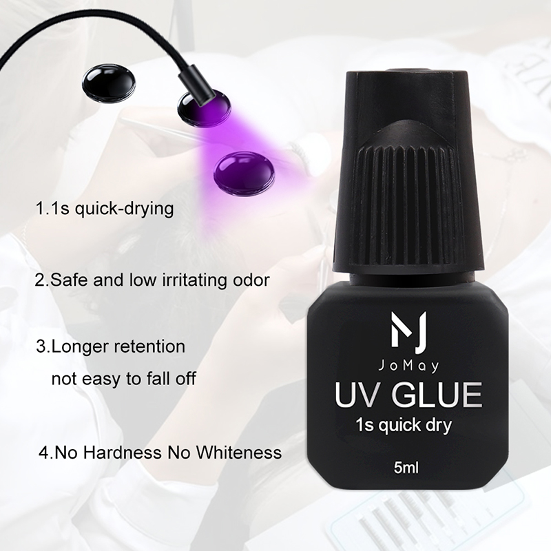 JOMAY UV Glue Fake Eyelash Ext - đánh giá và giá Eyelash Extension Uv