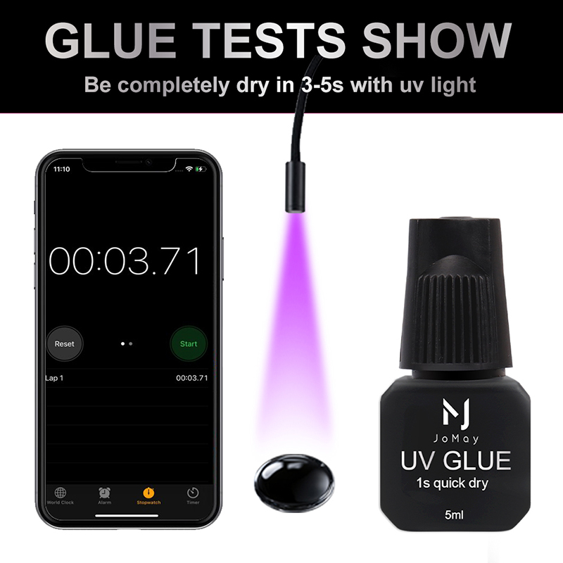 JOMAY UV Glue Fake Eyelash Ext - đánh giá và giá Eyelash Extension Uv