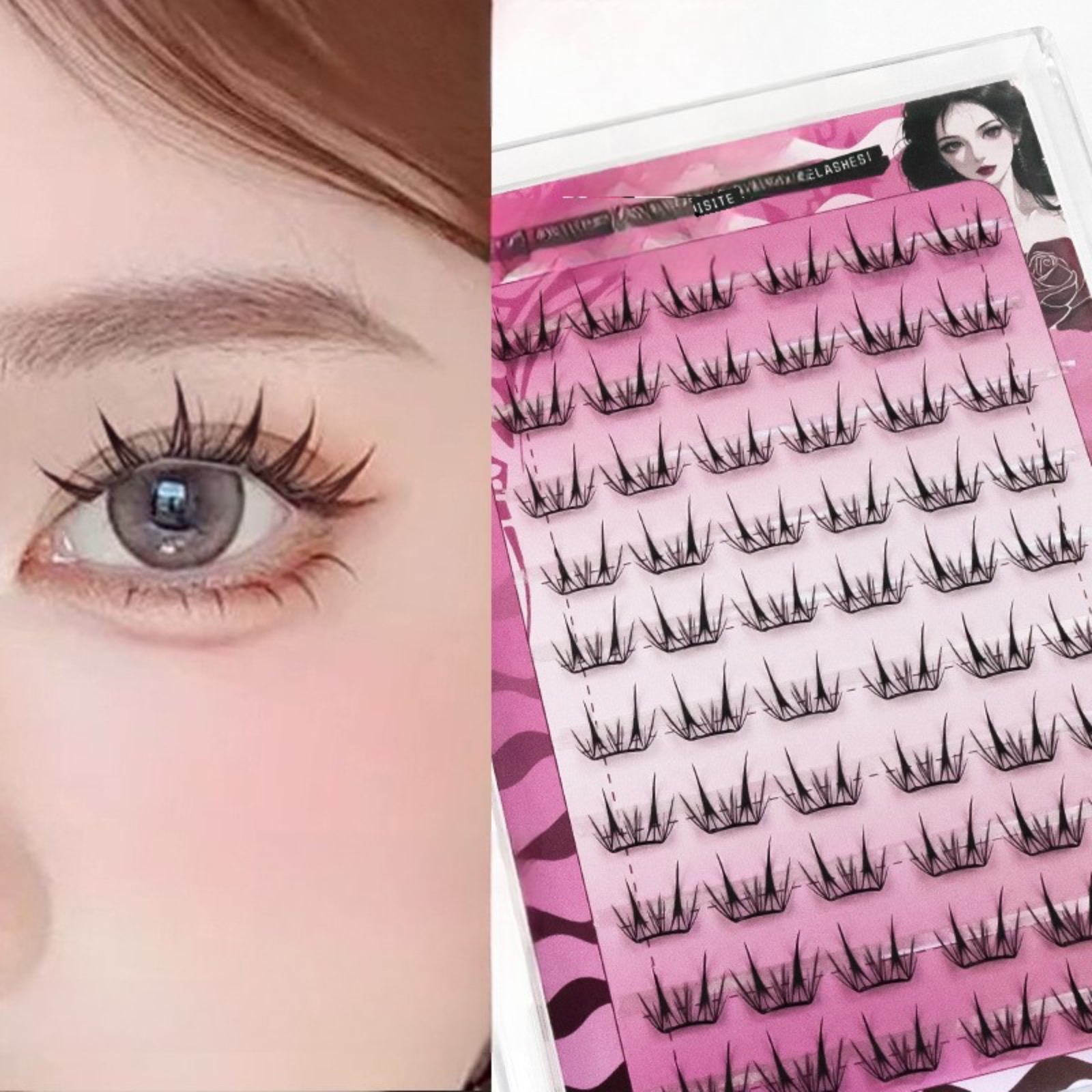 No Glue Self Adhesive Lash Clu - đánh giá và giá Eyelash Extension Korean