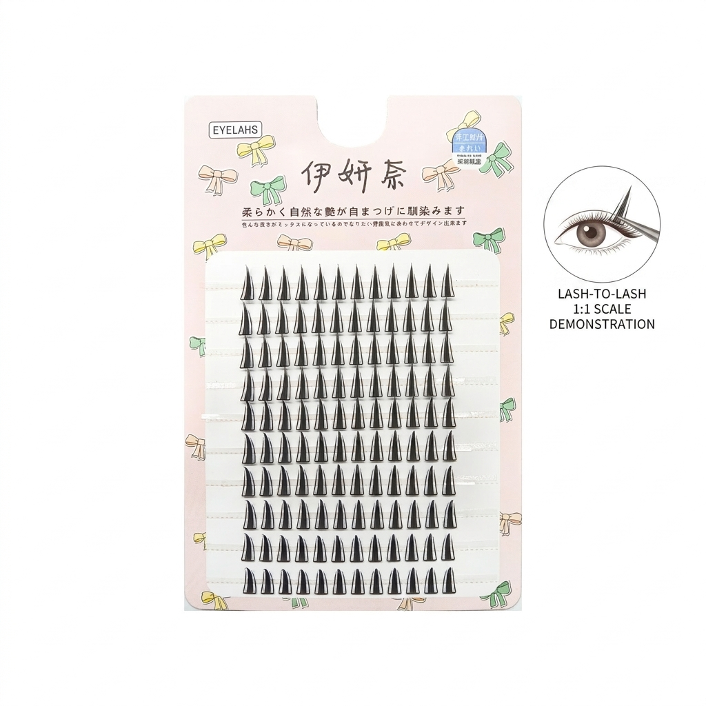 10 Rows Kpop Style Natural Kor - đánh giá và giá Eyelash Extension Korean