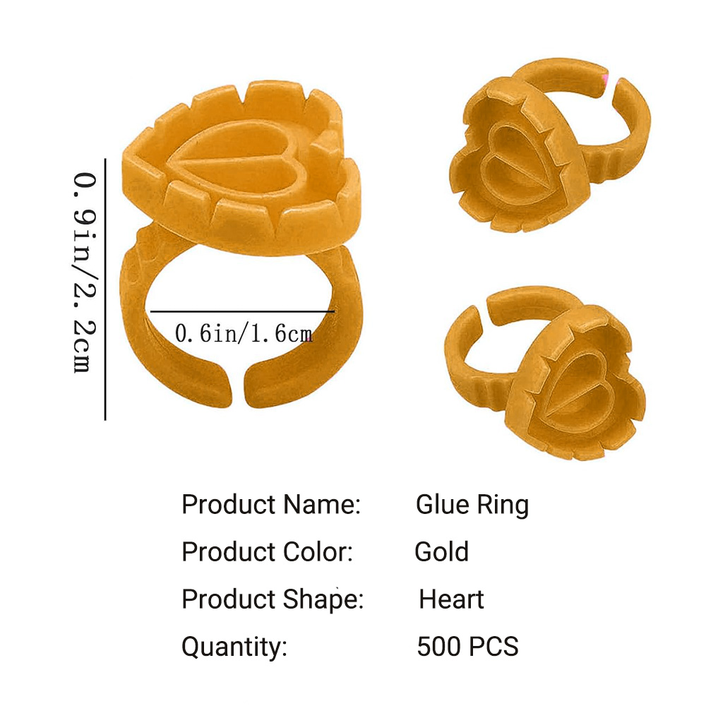 500PCS Glue Rings for Lash Ext - đánh giá và giá Eyelash Extension Class
