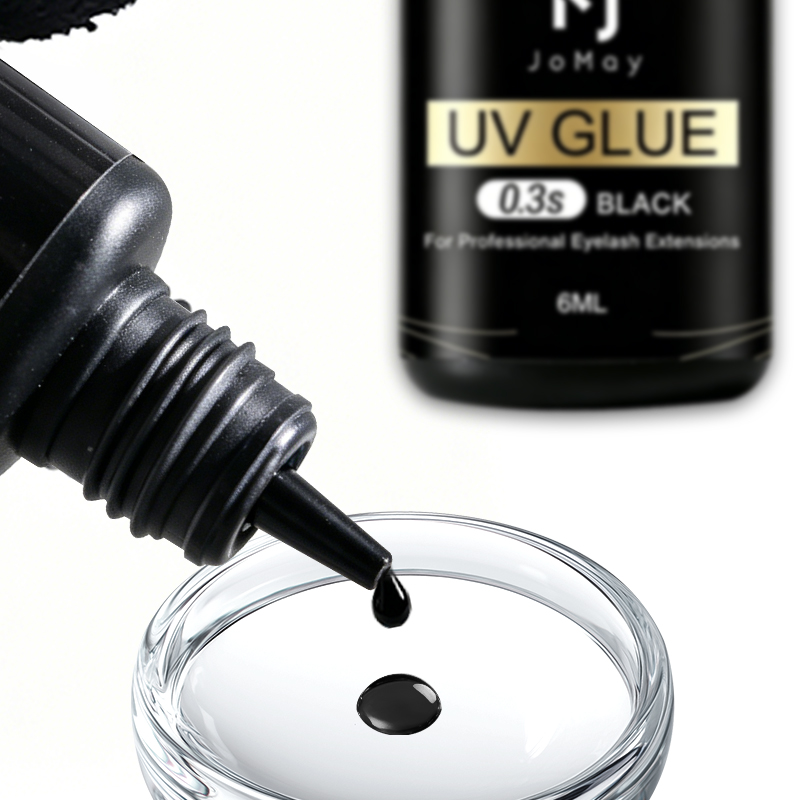 JOMAY Black Clear Purple UV Ey - đánh giá và giá Eyelash Extension Uv