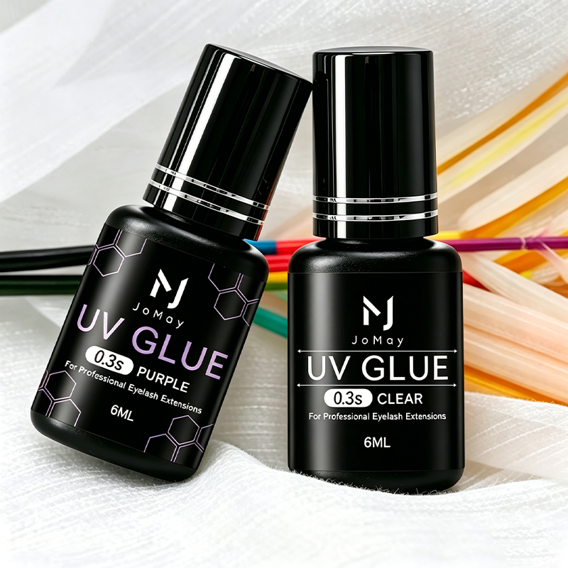 JOMAY Black Clear Purple UV Ey - đánh giá và giá Eyelash Extension Uv