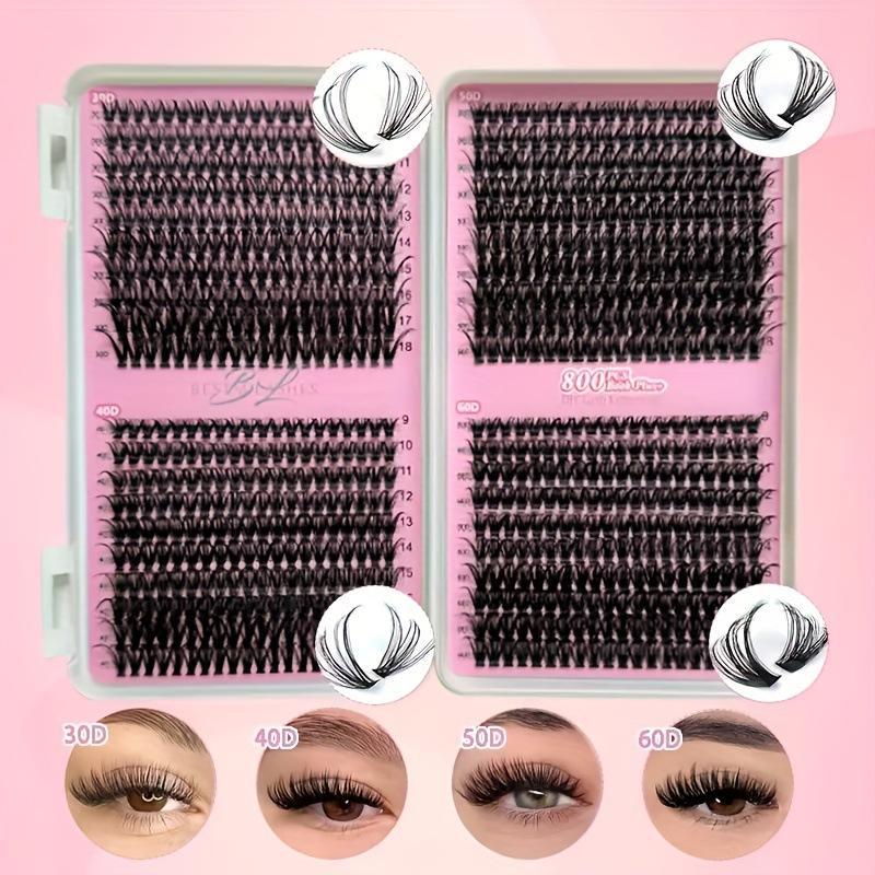 9-18mm DIY Clusters Lashes 30D - đánh giá và giá Eyelash Extension Glue Remover