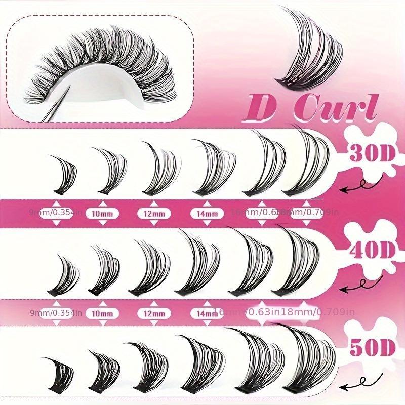 9-18mm DIY Clusters Lashes 30D - đánh giá và giá Eyelash Extension Glue Remover