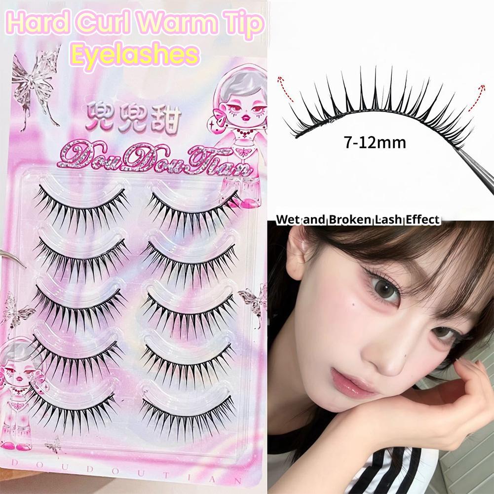 5 Pairs Korean Manga False Eye - đánh giá và giá Eyelash Extension Korean