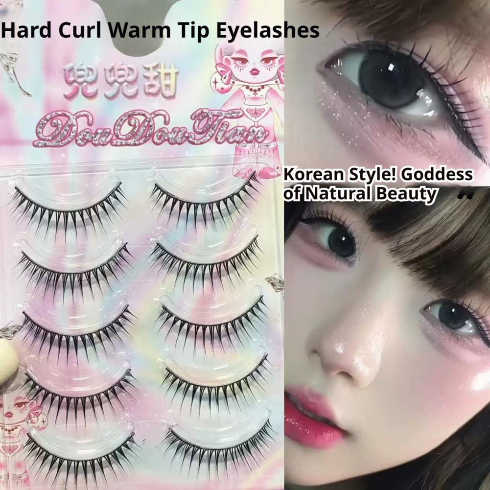5 Pairs Korean Manga False Eye - đánh giá và giá Eyelash Extension Korean