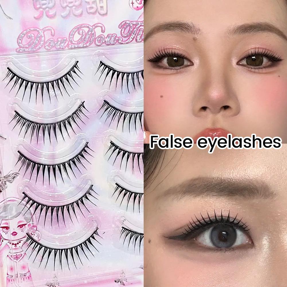 5 Pairs Korean Manga False Eye - đánh giá và giá Eyelash Extension Korean