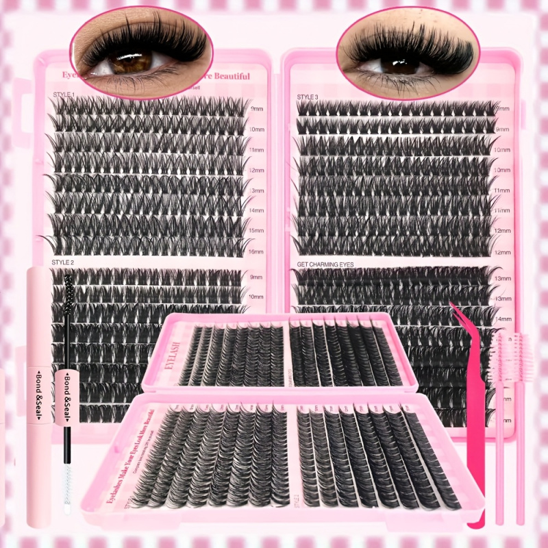 30/40/50/60/80/100D,Thick 9-16 - đánh giá và giá Eyelash Extension Volume Styles