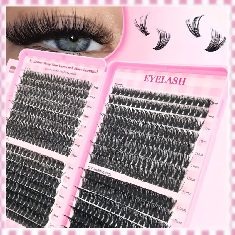 30/40/50/60/80/100D,Thick 9-16 - đánh giá và giá Eyelash Extension Volume Styles