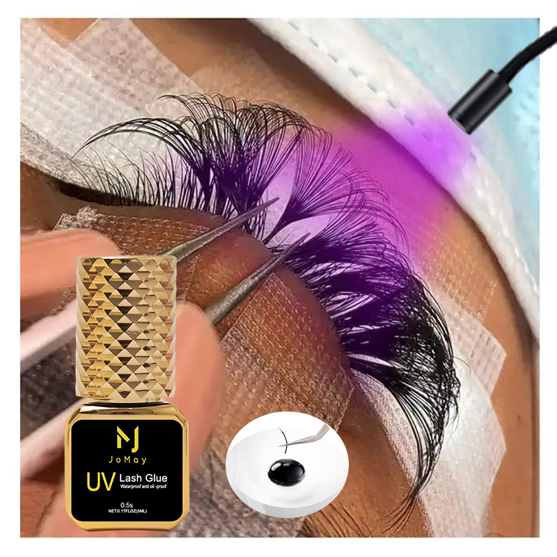 JOMAY Black UV Lash Glue 0.5S  - đánh giá và giá Eyelash Extension Uv