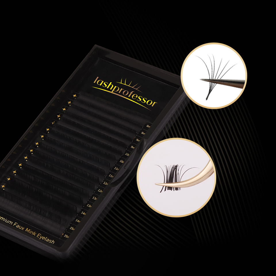 Lashprofessor 16Rows Soft Natu - đánh giá và giá Eyelash Extension Korean