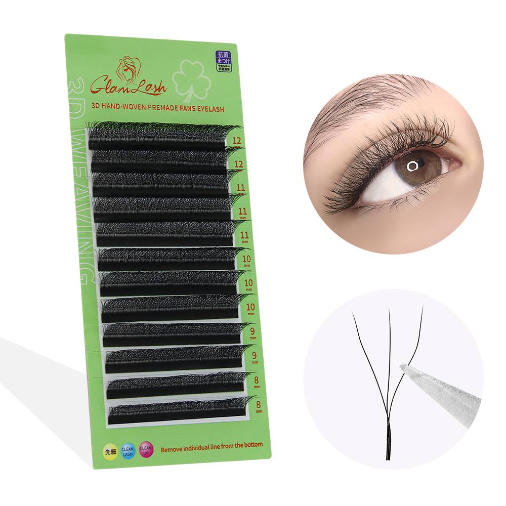 GLAMLASH W Hình Nối Mi 3D4D5D  - đánh giá và giá Eyelash Extension Volume Styles