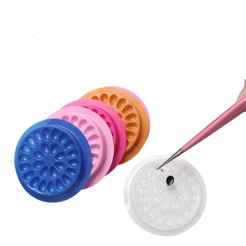 100pcs Eyelash Glue Holder Eye - đánh giá và giá Eyelash Extension Class