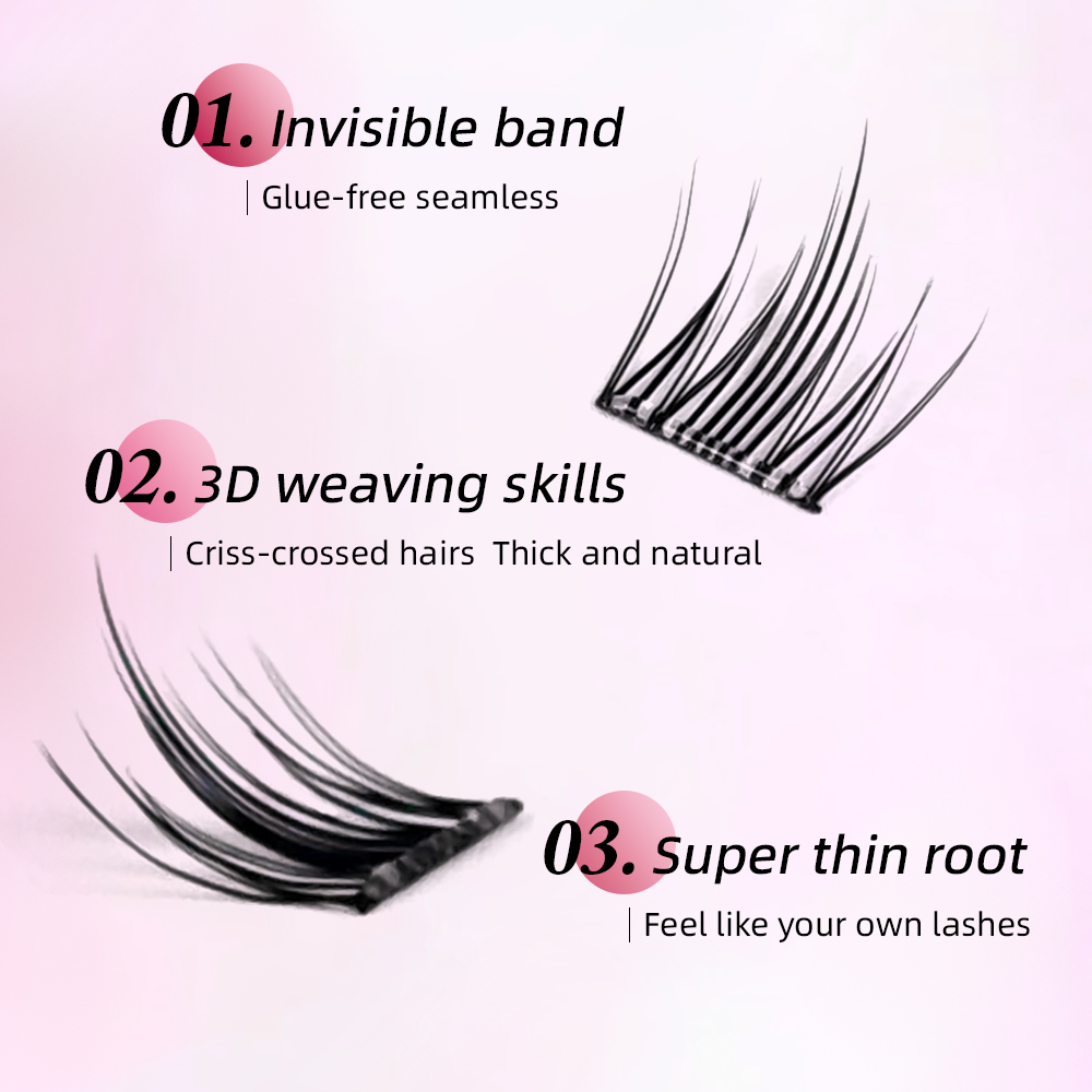 Yelix DIY Self-Adhesive Cluste - đánh giá và giá Eyelash Extension Korean