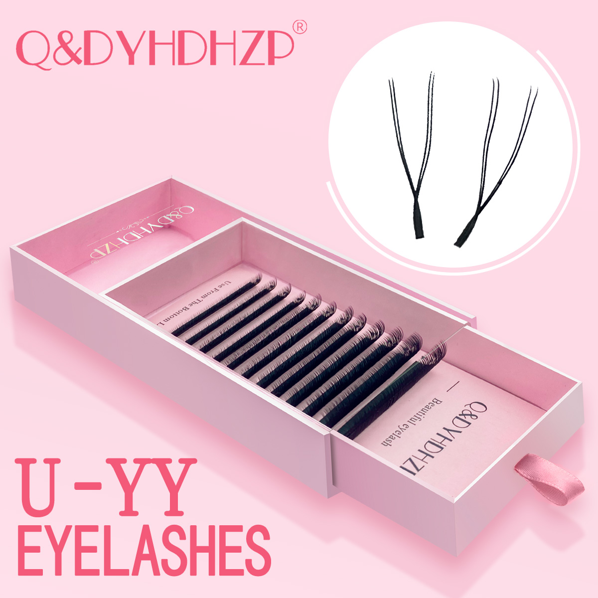 Q&DYHDHZP U-shaped YY Mink Fau - đánh giá và giá Eyelash Extension Volume Styles
