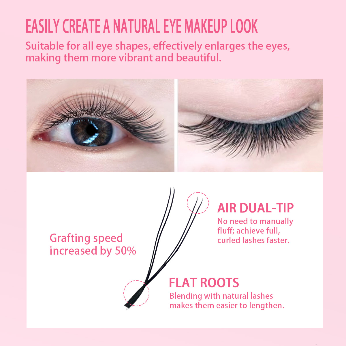 Q&DYHDHZP U-shaped YY Mink Fau - đánh giá và giá Eyelash Extension Volume Styles