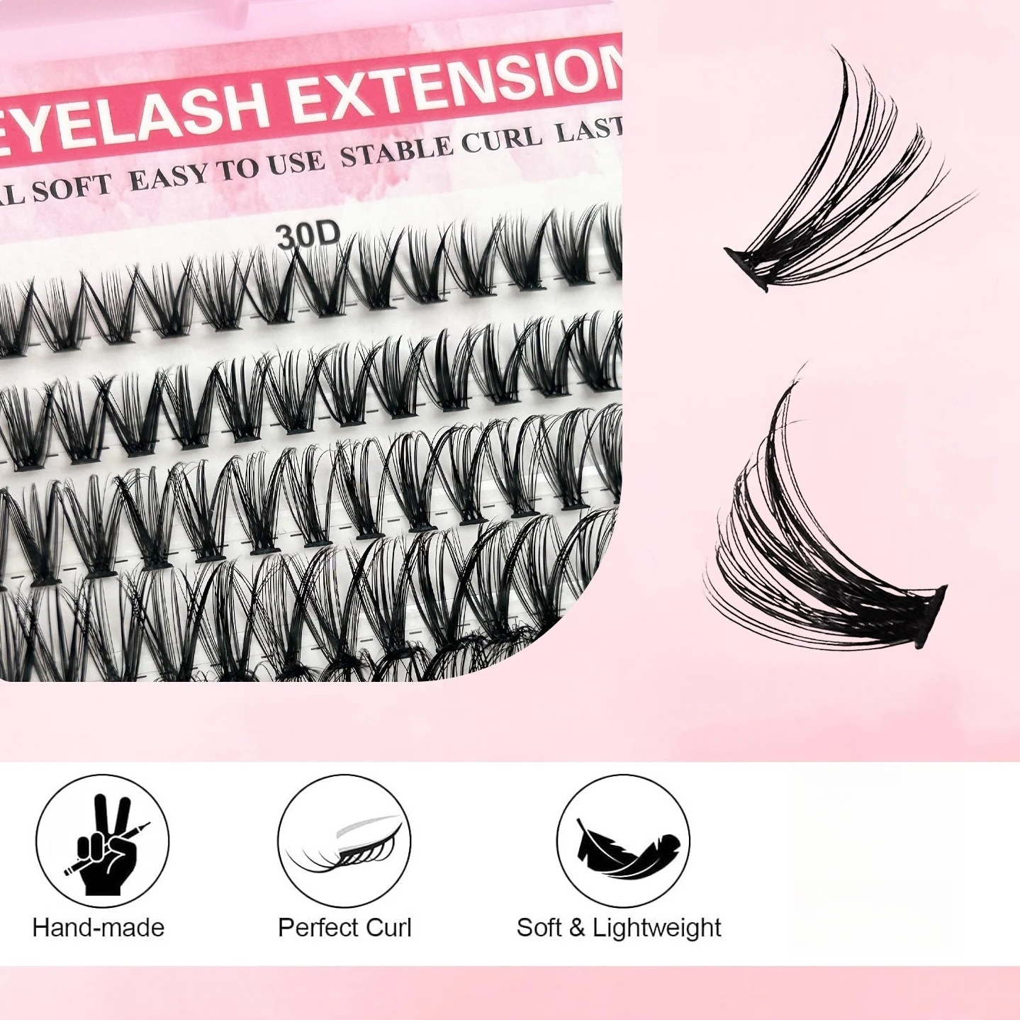 1 Box Eyelash Book - DIY Natur - đánh giá và giá Eyelash Extension Anime Style