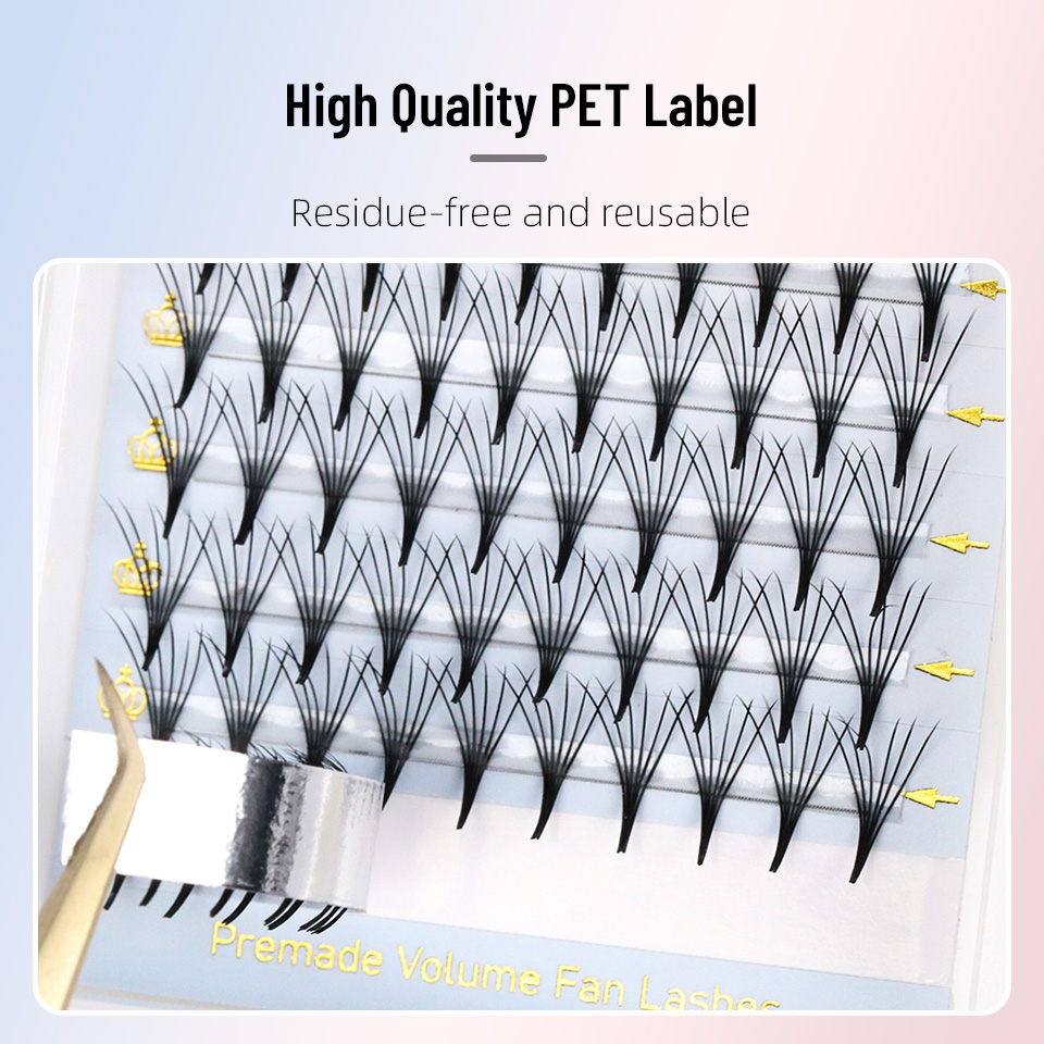 Flat Premade Eyelash Fan 3D 4D - đánh giá và giá Eyelash Extension Korean