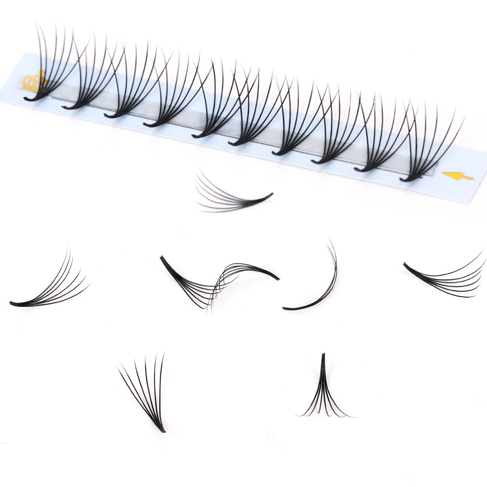 Flat Premade Eyelash Fan 3D 4D - đánh giá và giá Eyelash Extension Korean
