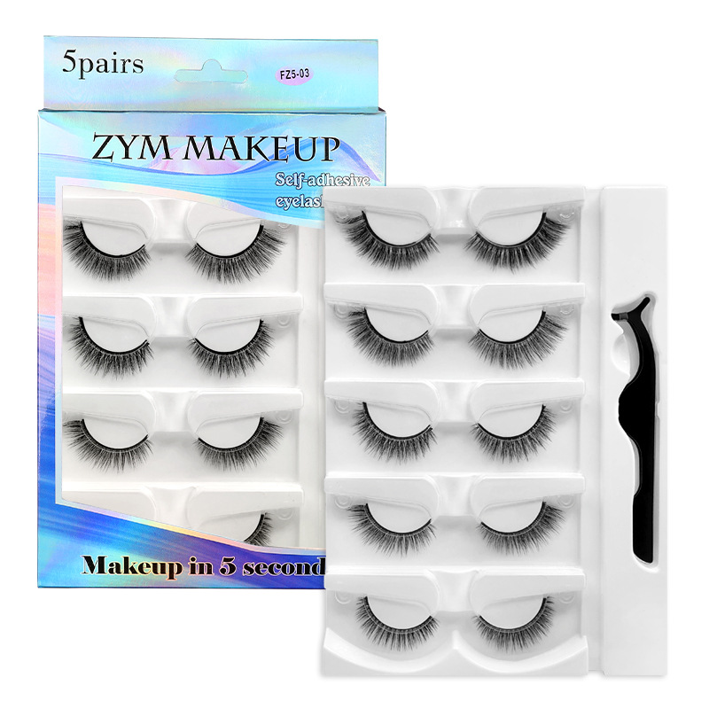 5 Pairs Glue-free Self-adhesiv - đánh giá và giá Eyelash Extension Glue Remover