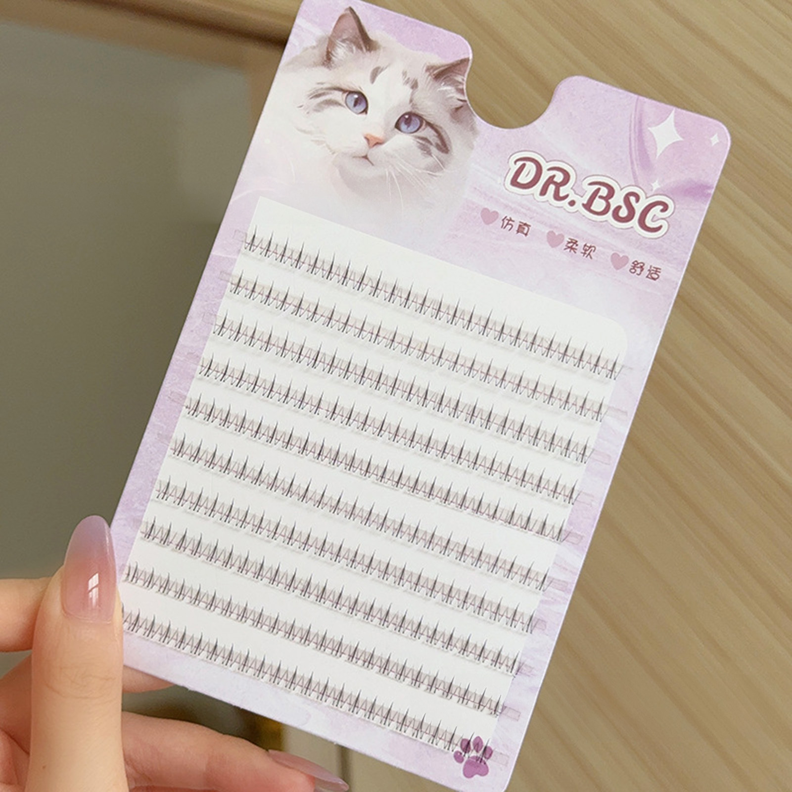 Thin Band Bottom False Eyelash - đánh giá và giá Eyelash Extension Korean
