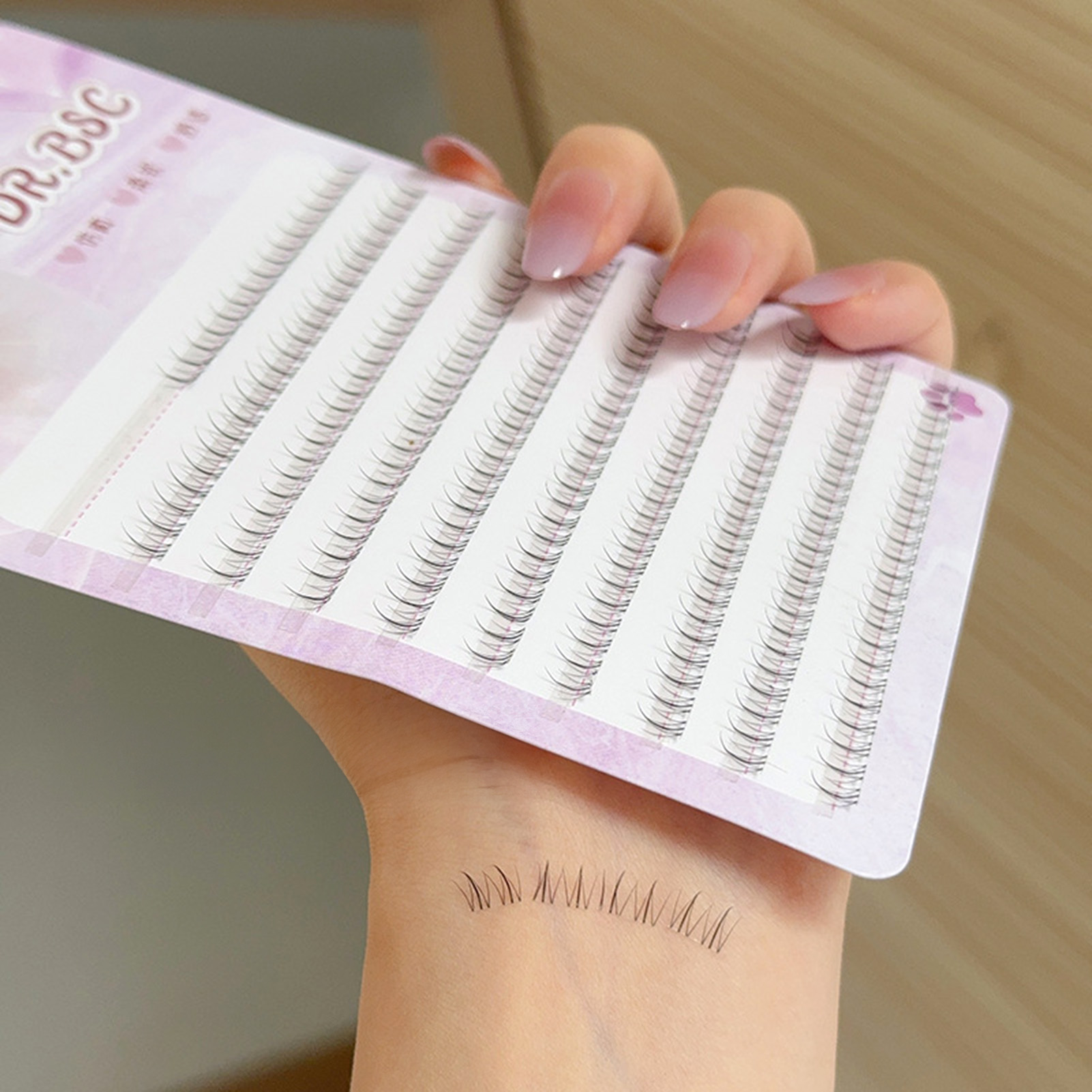 Thin Band Bottom False Eyelash - đánh giá và giá Eyelash Extension Korean